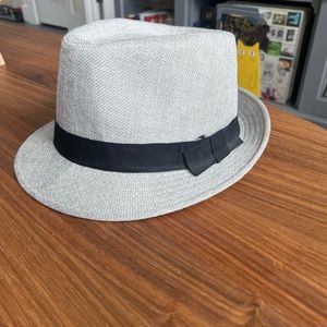 Light Gray Fedora hat